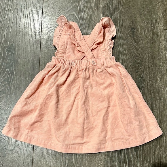 Angel Dear Pink Corduroy Ruffle Baby Dress - Picture 2 of 3